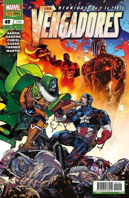 VENGADORES VOL 4 # 150 VENGADORES 49 | 977000543600500150 | AARON KUDER - JAVIER GARRÓN - JASON AARON | Universal Cómics