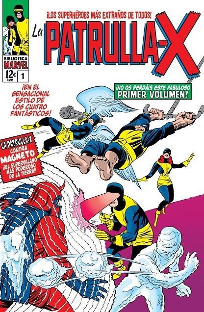 BIBLIOTECA MARVEL LA PATRULLA-X # 01 DE 1963 A 1964 | 9788411503327 | STAN LEE - JACK KIRBY - OTROS | Universal Cómics