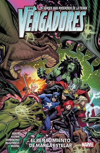 MARVEL PREMIERE LOS VENGADORES # 06 EL RENACIMIENTO DE MARCA ESTELAR | 9788411503563 | FELIPE SMITH - TRADD MOORE - JASON AARON - STEFANO CASELLI | Universal Cómics