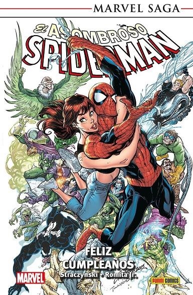 EL ASOMBROSO SPIDERMAN MARVEL SAGA RÚSTICA # 04 FELIZ CUMPLEAÑOS | 9788411503495 | J. MICHAEL STRACZYNSKI - JOHN ROMITA JR. - JOHN  ROMITA SR. | Universal Cómics