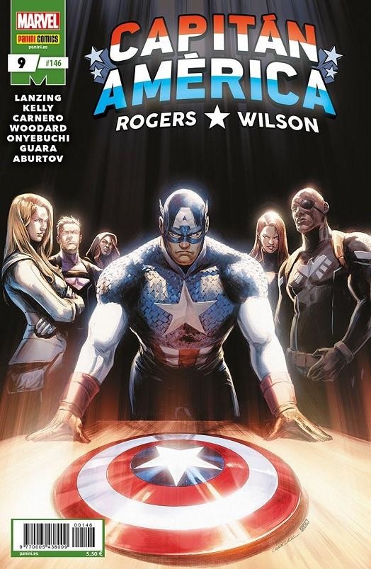 CAPITÁN AMÉRICA VOL 8 # 146 ROGERS / WILSON, CAPITÁN AMÉRICA 9 | 977000543800900146 | CARMEN CARNERO - TOCHI ONYEBUCHI - COLLIN KELLY - JACKSON LANZING | Universal Cómics