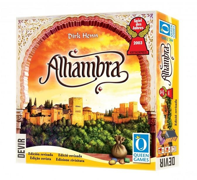 ALHAMBRA JUEGO DE TABLERO EDICIÓN REVISADA | 8436589620629 | DIRK HENN | Universal Cómics