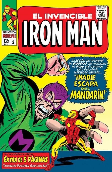 BIBLIOTECA MARVEL EL INVENCIBLE IRON MAN # 02 DE 1963 A 1964 | 9788411503853 | STAN LEE - DON HECK | Universal Cómics