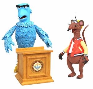 SAM THE EAGLE & RIZZO THE RAT DLX SET FIGURAS MUPPETS | 0699788814833 | Universal Cómics