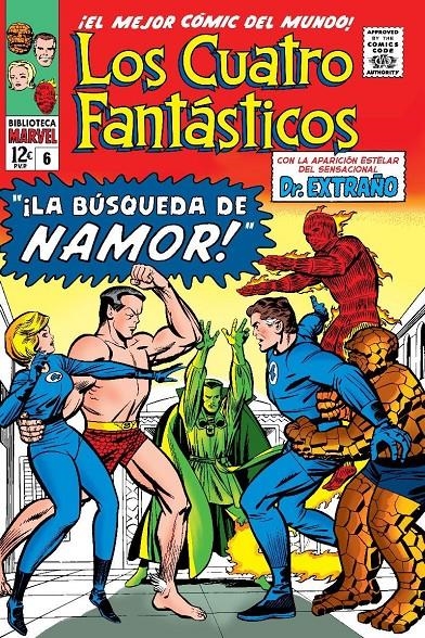 BIBLIOTECA MARVEL LOS 4 FANTÁSTICOS # 06 DE 1964 | 9788411504744 | STAN LEE - JACK KIRBY - OTROS | Universal Cómics