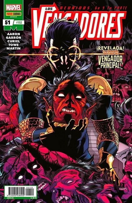 VENGADORES VOL 4 # 152 VENGADORES 51 | 977000543600500152 | JIM TOWE - JAVIER GARRÓN - JASON AARON | Universal Cómics