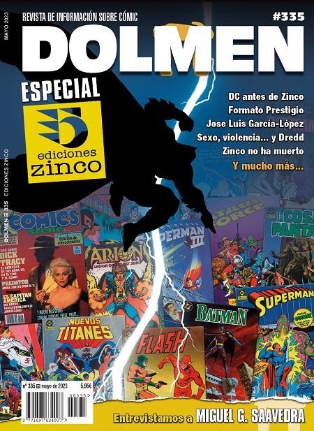 DOLMEN # 335 ESPECIAL EDICIONES ZINCO | 977169763400700335 | VARIOS AUTORES | Universal Cómics