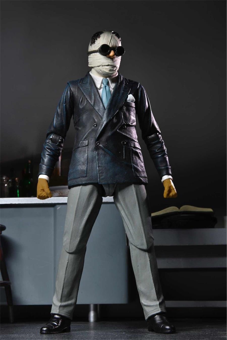 ULTIMATE INVISIBLE MAN FIG 18 CM UNIVERSAL MONSTERS SCALE ACTION FIGURE | 0634482048184 | Universal Cómics