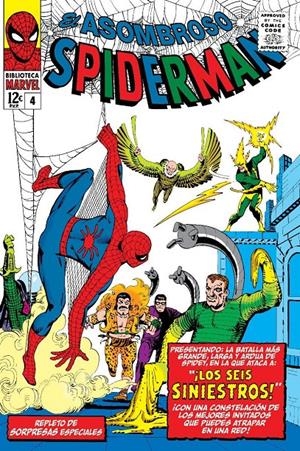 BIBLIOTECA MARVEL EL ASOMBROSO SPIDERMAN # 04 DE 1964 A 1965 | 9788411505215 | STAN LEE - STEVE DITKO