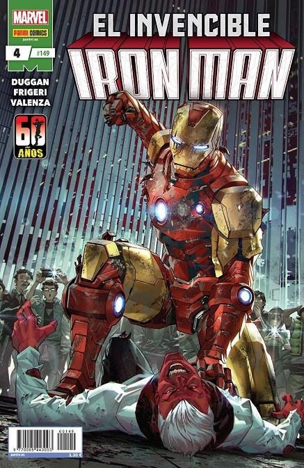 INVENCIBLE IRON MAN VOL 2 # 149 EL INVENCIBLE IRON MAN 4 | 977000544300300149 | JUAN FRIGERI - GERRY DUGGANN | Universal Cómics