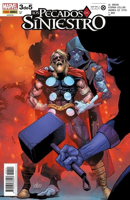 INMORTAL PATRULLA-X # 14 LOS PECADOS DE SINIESTRO 3 | 977000563800300014 | ANDREA DI VITO - KIERON GILLEN - SI SPURRIER - AL EWING