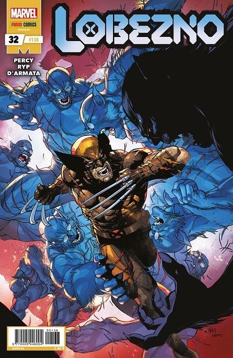 LOBEZNO VOL 5 # 138 LOBEZNO 32 | 977000544600400138 | JUAN JOSÉ RYP - BENJAMIN PERCY | Universal Cómics