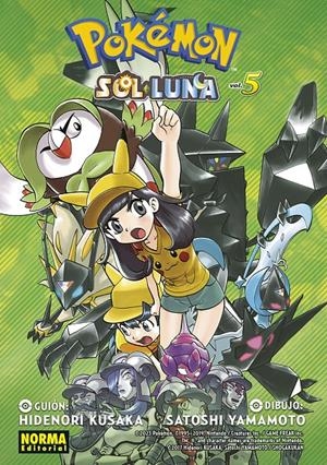 POKEMON SOL Y LUNA # 05 | 9788467961980 | HIDENORI KUSAKA - SATOSHI YAMAMOTO | Universal Cómics
