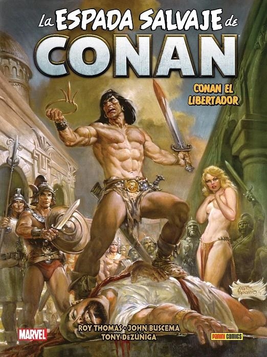 BIBLIOTECA CONAN LA ESPADA SALVAJE DE CONAN # 16 CONAN EL LIBERTADOR | 9788411506137 | ROY THOMAS - JOHN BUSCEMA - TONY DE ZUÑIGA | Universal Cómics