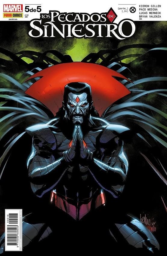 INMORTAL PATRULLA-X # 16 LOS PECADOS DE SINIESTRO 5 | 977000563800300016 | KIERON GILLEN - PACO MEDINA - LUCAS WERNECK