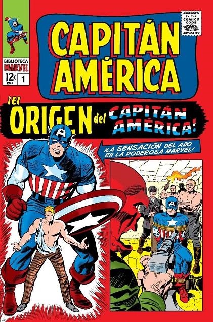 BIBLIOTECA MARVEL CAPITÁN AMÉRICA # 01 DE 1964 A 1965 | 9788411506106 | STAN LEE - JACK KIRBY - OTROS | Universal Cómics