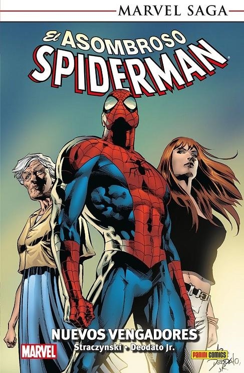 EL ASOMBROSO SPIDERMAN MARVEL SAGA RÚSTICA # 08 NUEVOS VENGADORES | 9788411506014 | JOE M. STRACZYNSKI - MIKE DEODATO JR. | Universal Cómics