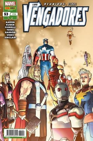 VENGADORES VOL 4 # 154 VENGADORES 53 | 977000543600500154 | IVAN FIORELLI - JIM TOWE - AARON KUDER - JAVIER GARRÓN - JASON AARON | Universal Cómics