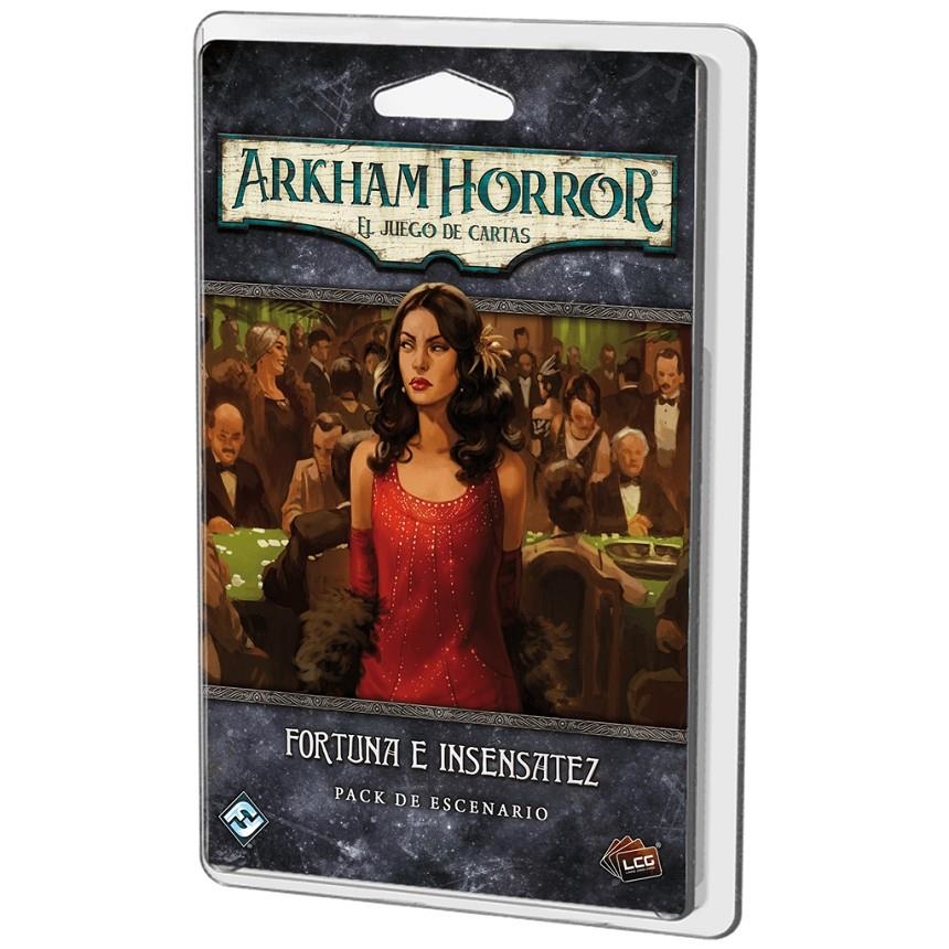 ARKHAM HORROR JUEGO DE CARTAS FORTUNA E INSENSATEZ PACK DE ESCENARIO | 841333121471 | Universal Cómics