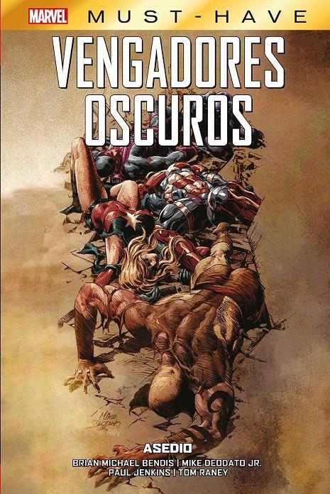 MARVEL MUST-HAVE VENGADORES OSCUROS # 03 ASEDIO | 9788411507035 | MIKE DEODATO JR. - BRIAN MICHAEL BENDIS - PAUL JENKINS - TOM RANEY  | Universal Cómics
