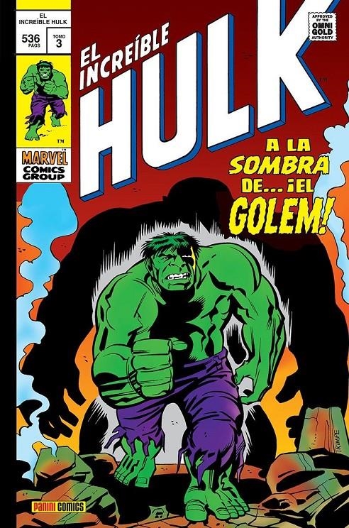 EL INCREÍBLE HULK OMNIGOLD # 03 A LA SOMBRA DE... ¡EL GÓLEM! | 9788411506816 | STAN LEE -  ROY THOMAS - HERB TRIMPE | Universal Cómics