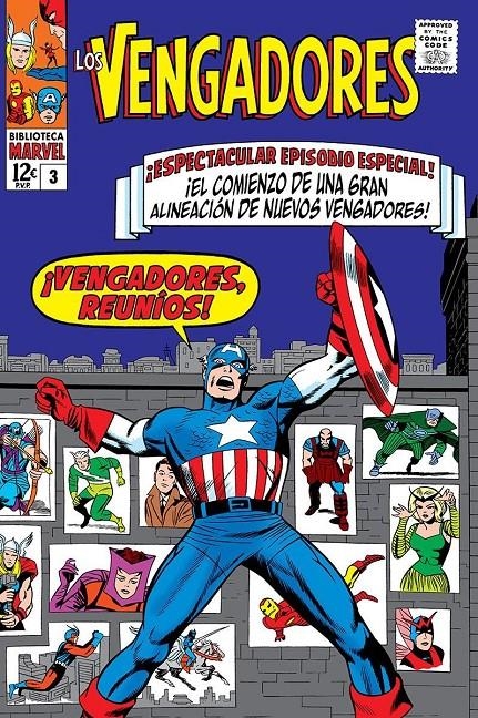 BIBLIOTECA MARVEL LOS VENGADORES # 03 DE 1965 | 9788411506786 | STAN LEE -JACK KIRBY - DON HECK | Universal Cómics