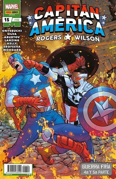 CAPITÁN AMÉRICA VOL 8 # 152 ROGERS / WILSON, CAPITÁN AMÉRICA 15 | 977000543800900152 | R. B. SILVA - TOCHI ONYEBUCHI - COLLIN KELLY - JACKSON LANZING - ALINA EROFEEVA