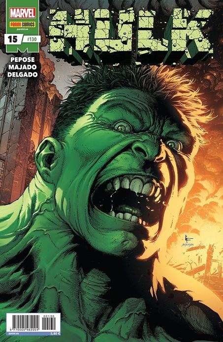 INCREÍBLE HULK VOLUMEN II # 130 HULK NUEVA ETAPA 15 | 977000546200400130 | DAVID PEPOSE - CAIO MAJADO | Universal Cómics