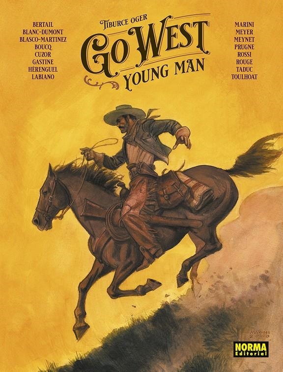 GO WEST YOUNG MAN | 9788467964035 | TIBURCE OGER - STEVE CUZOR - BENJAMÍN BLASCO-MARTINEZ - MICHEL ROUGE - PAUL GASTINE - RALPH MEYER | Universal Cómics