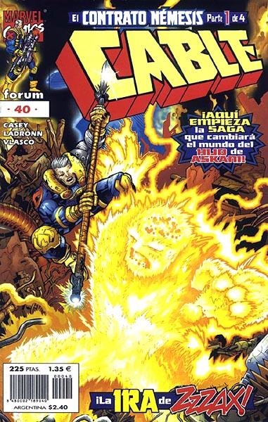 CABLE VOLUMEN II # 40 | 848000218904000040 | JOE CASEY - JOSE OMAR LADRONN | Universal Cómics