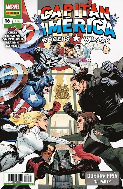 CAPITÁN AMÉRICA VOL 8 # 153 ROGERS / WILSON, CAPITÁN AMÉRICA 16 | 977000543800900153 | TOCHI ONYEBUCHI - COLLIN KELLY - ZÉ CARLOS - JACKSON LANZING - CARLOS MAGNO | Universal Cómics