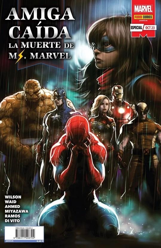 AMIGA CAÍDA, LA MUERTE DE MS. MARVEL | 9788411508704 | CORY SMITH - BENJAMIN PERCY - BRENT PEEPLES | Universal Cómics