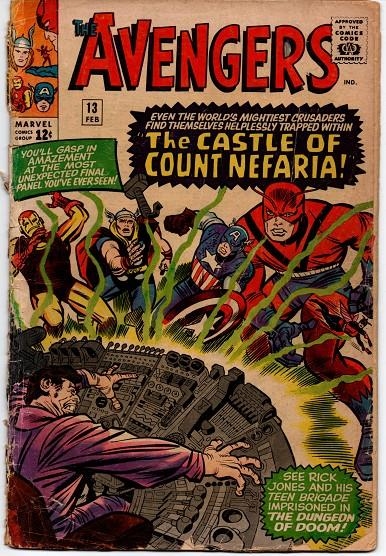 USA AVENGERS # 13 THE CASTLE OF COUNT NEFARIA | 9999900091502 | ROY THOMAS - STAN LEE - JOHN BUSCEMA  - GEROGE KLEIN