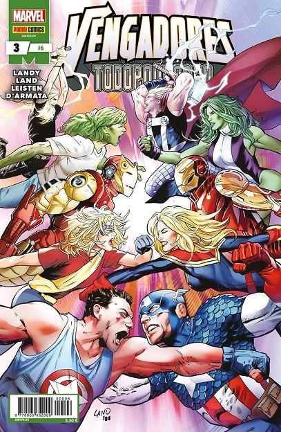 TODO VENGADORES # 06 TODOPODEROSO 3 | 977000565200900006 | DEREK LANDY - GREG LAND
