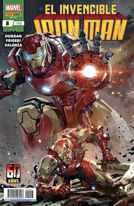 INVENCIBLE IRON MAN VOL 2 # 153 EL INVENCIBLE IRON MAN 8 | 977000544300300153 | JUAN FRIGERI - GERRY DUGGANN | Universal Cómics