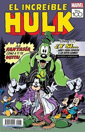 SPIDERMAN VOL 2 # 227 EL ASOMBROSO SPIDERMAN 18 PORTADA ALTERNATIVA DISNEY 100 EL INCREÍBLE HULK | 977000139000400227 | ZEB WELLS - ED MCGUINNESS | Universal Cómics