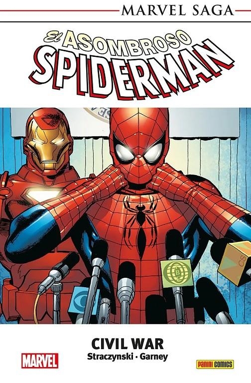 EL ASOMBROSO SPIDERMAN MARVEL SAGA RÚSTICA # 11 CIVIL WAR | 9788411508520 | RON GARNEY - J. MICHAEL STRACZYNSKI | Universal Cómics