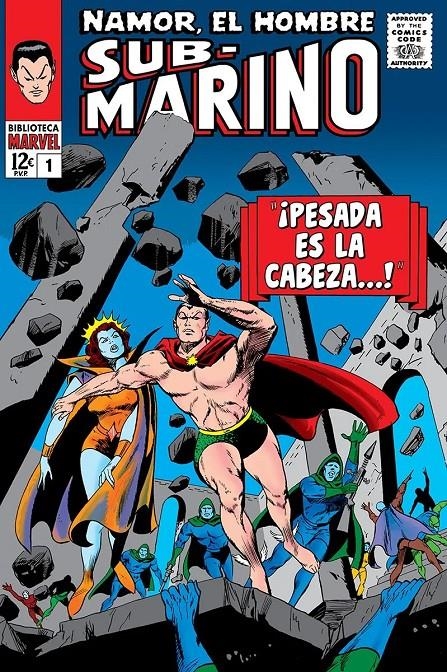 BIBLIOTECA MARVEL NAMOR, EL HOMBRE SUBMARINO # 01 DE 1965 A 1966 | 9788411508506 | STAN LEE - GENE COLAN | Universal Cómics