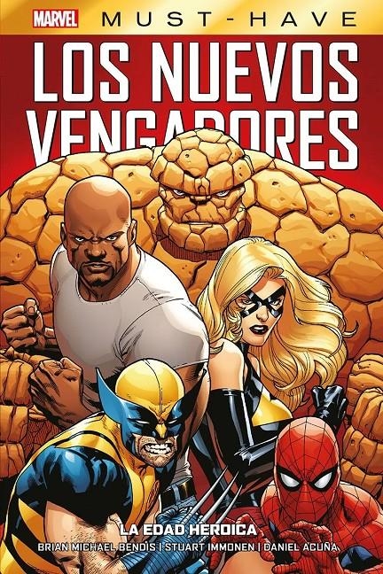 MARVEL MUST-HAVE LOS NUEVOS VENGADORES # 14 LA EDAD HEROICA | 9788411508445 | DANIEL ACUÑA, STUART IMMONEN - BRIAN MICHAEL BENDIS