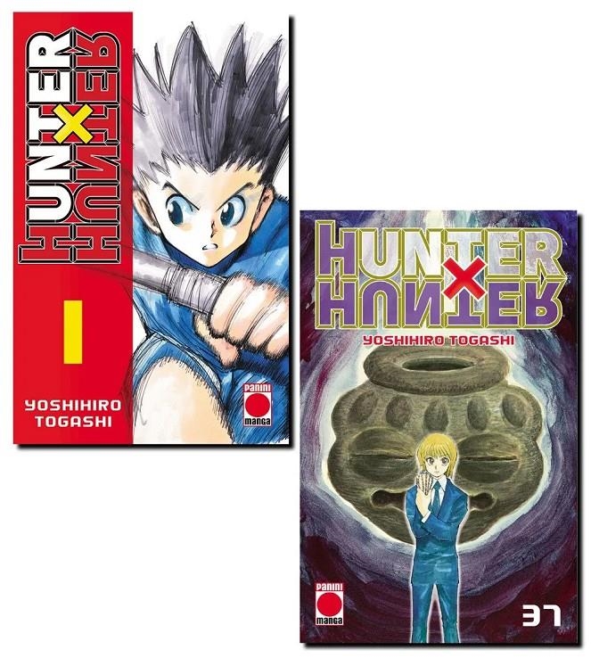 PACK HUNTER X HUNTER 1 CON PORTADA ALTERNATIVA + HUNTER X HUNTER 37 PORTADA ALTERNATIVA | 8424248921231 | YOSHIHIRO TOGASHI | Universal Cómics