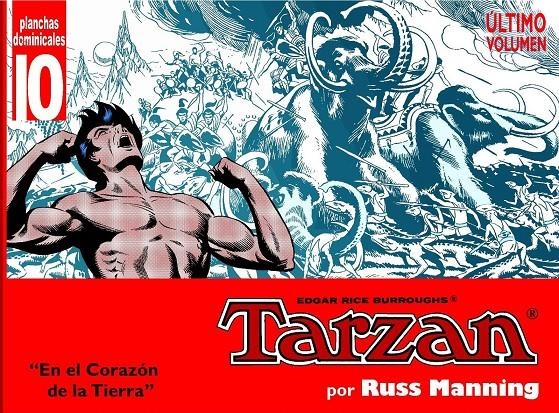 TARZAN PLANCHAS DOMINICALES DE RUSS MANNING # 10 | 9789898355485 | EDGAR RICE BURROUGHS - RUSS MANNING | Universal Cómics
