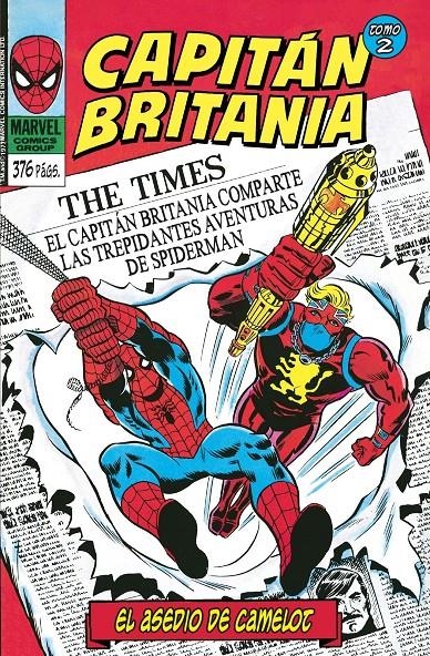 CAPITÁN BRITANIA MARVEL LIMITED EDITION # 02 EL ASEDIO DE CAMELOT | 9788418814396 | CHRIS CLAREMONT -  LARRY LIEBER - JIM LAWRENCE -  RON WILSON -  PABLO MARCOS - JOHN BYRNE | Universal Cómics