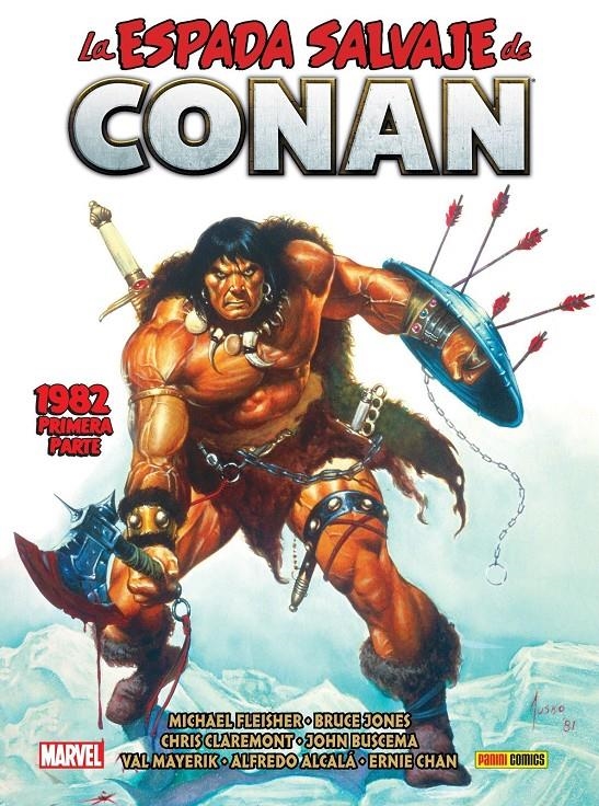 LA ESPADA SALVAJE DE CONAN LA ETAPA MARVEL ORIGINAL # 11 1982 PRIMERA PARTE | 9788418814402 | BRUCE JONES- JOHN BUSCEMA - MICHAEL FLEISCHER - CHRIS CLAREMONT - VAL MAYERIK - ALFREDO ALCALÁ | Universal Cómics