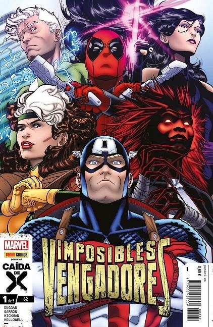 IMPOSIBLES VENGADORES # 62 IMPOSIBLES VENGADORES 01 | 977000546900300062 | JAVIER GARRÓN - GERRY DUGGAN | Universal Cómics