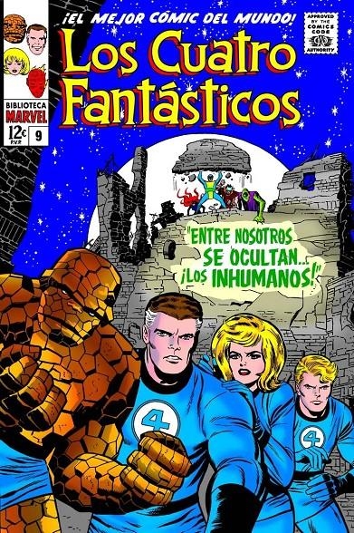 BIBLIOTECA MARVEL LOS 4 FANTÁSTICOS # 09 DE 1965 A 1966 | 9788411509060 | STAN LEE - JACK KIRBY  | Universal Cómics