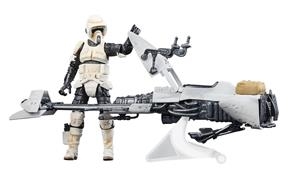 SPEEDER BIKE SCOUT TROOPER & GROGU SET 2 FIG. 9,5 CM STAR WARS THE MANDALORIAN THE VINTAGE COLLECTION | 5010996126825