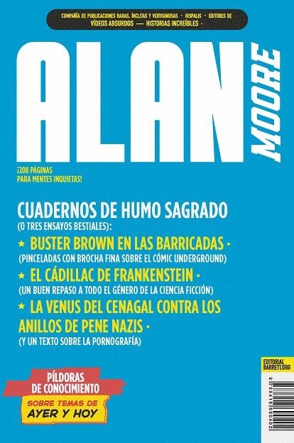 CUADERNOS DE HUMO SAGRADO | 9788418690402 | ALAN MOORE | Universal Cómics