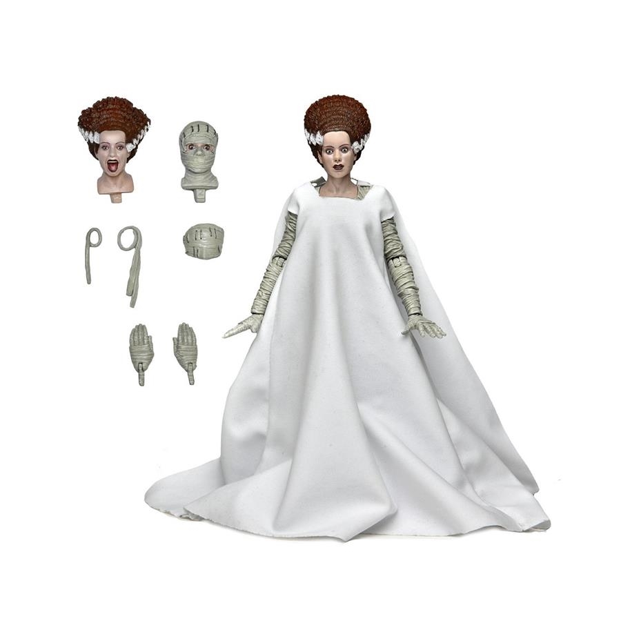 ULTIMATE BRIDE OF FRANKENSTEIN (COLOR) FIG 18 CM UNIVERSAL MONSTERS SCALE ACTION FIGURE | 0634482048207 | Universal Cómics