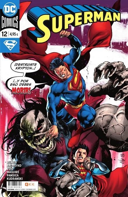 2AMA SUPERMAN # 91 NUEVA ETAPA 12 | 9999900093292 | BRIAN MICHAEL BENDIS - IVAN REIS - KEVIN MAGUIRE - MARC ANDREYKO - STEVE EPTING - SZYMON KUDRANSKI | Universal Cómics