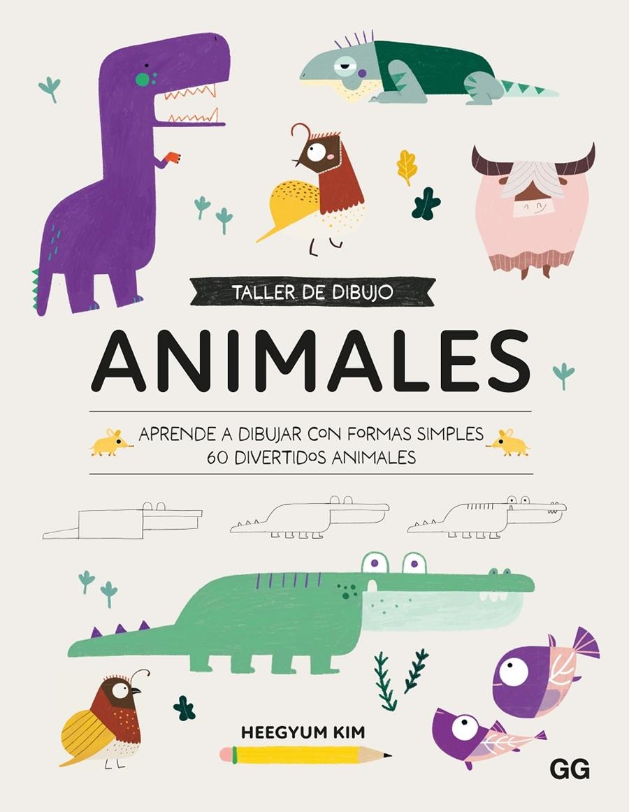TALLER DE DIBUJO. ANIMALES | 9788425234798 | KIM HEEGYUM  | Universal Cómics